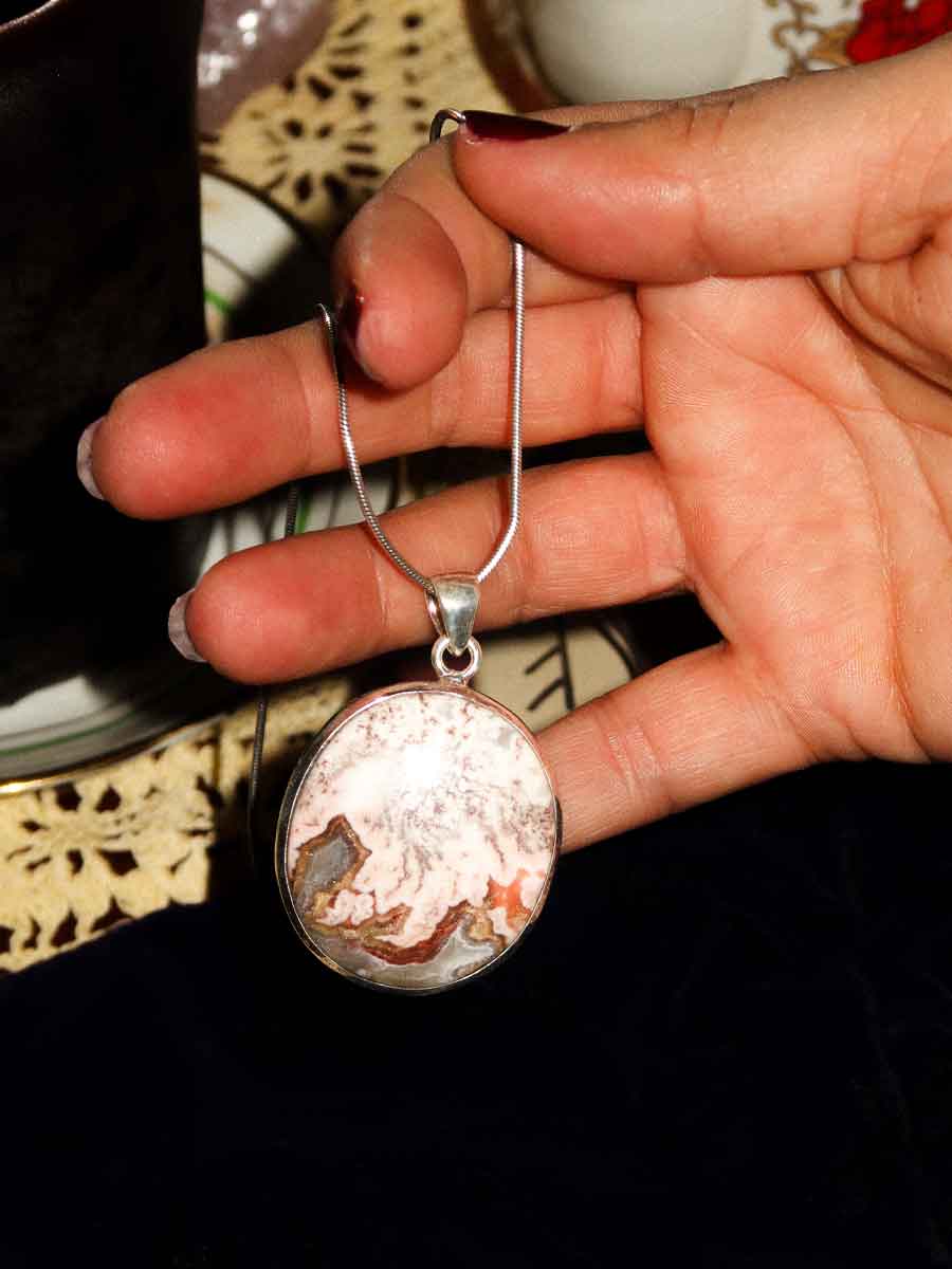 Ophelia Pendant | Rosetta Jasper image 2