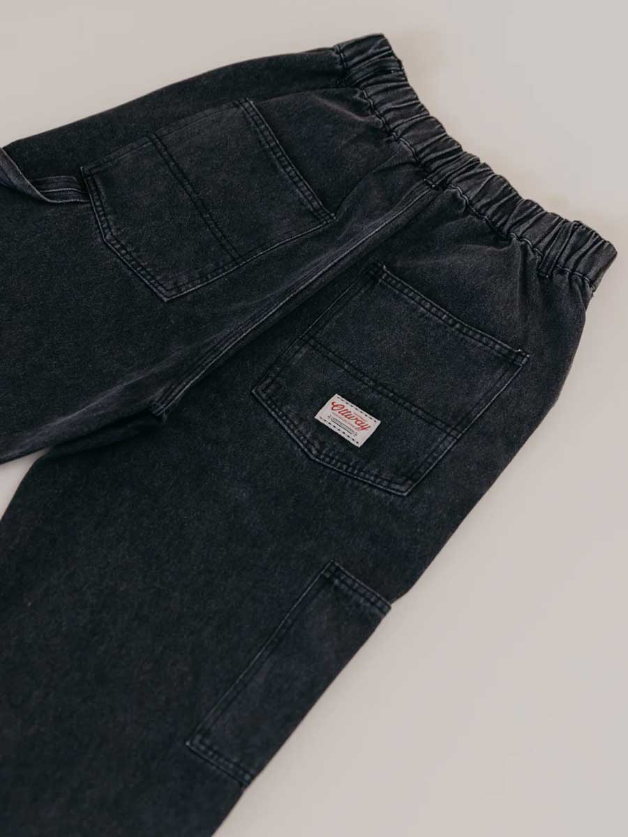 Ottway |  JMM Series - Black Washed Baggy Jeans image 10