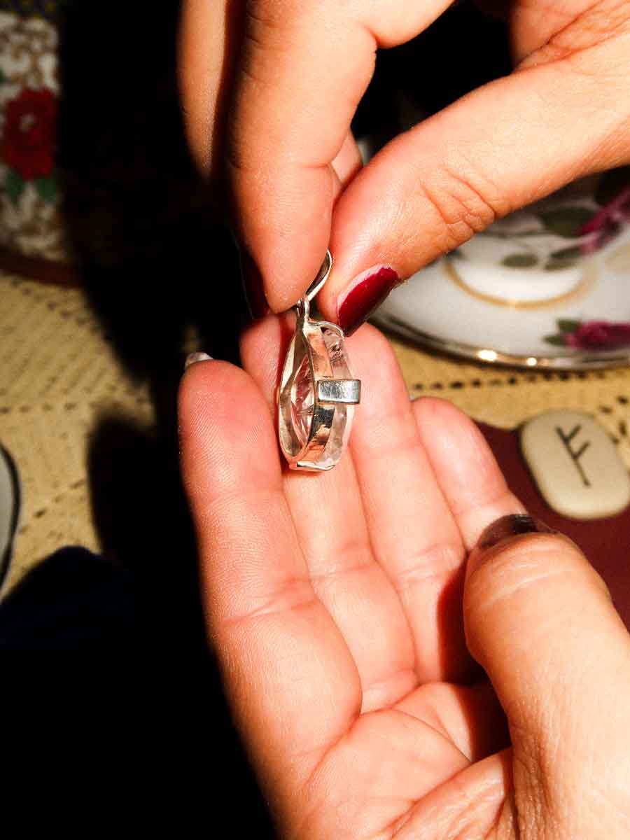 Lottie Pendant | Clear Quartz image 2