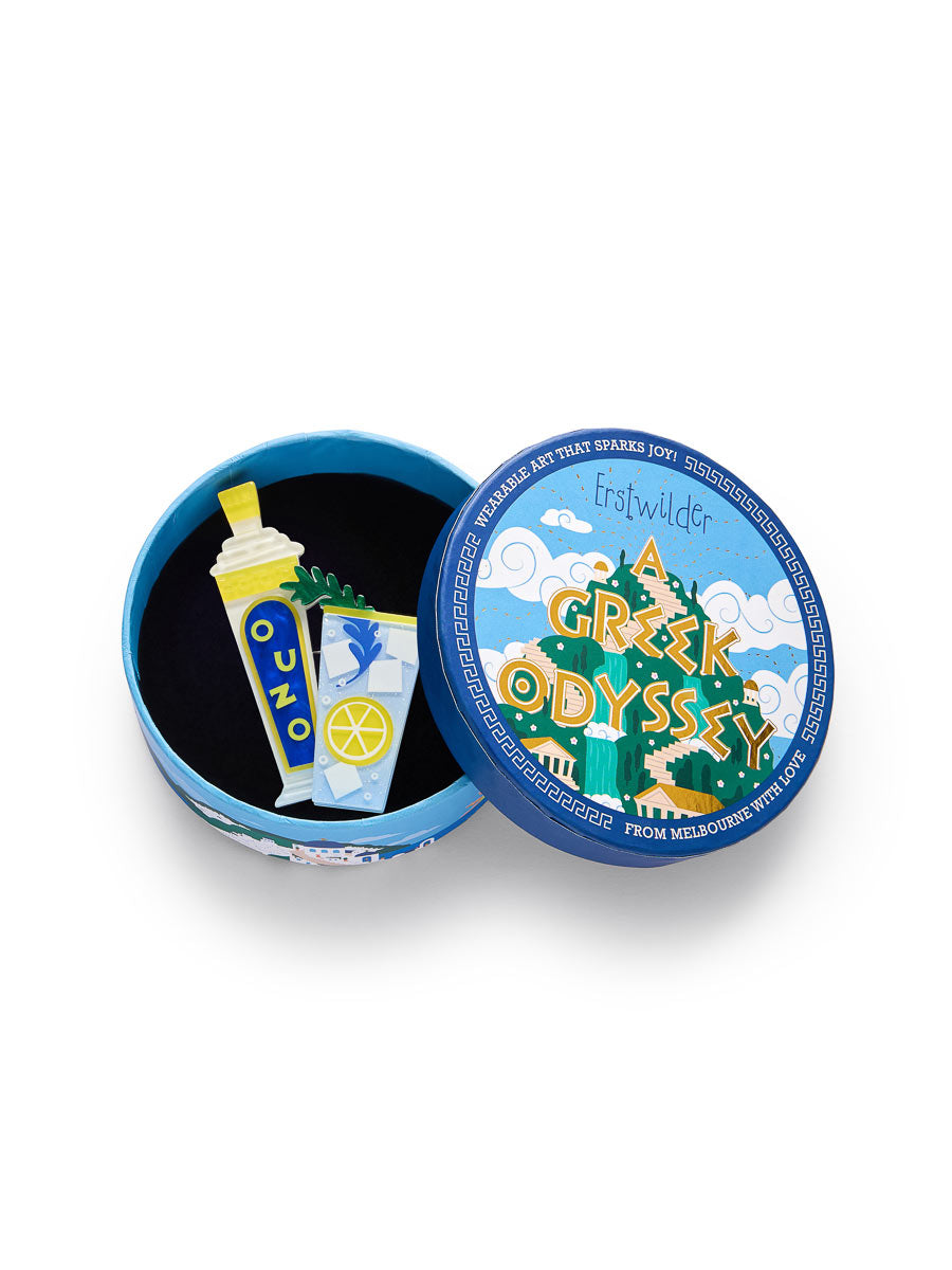Erstwilder | Opa! Ouzo Brooch image 2