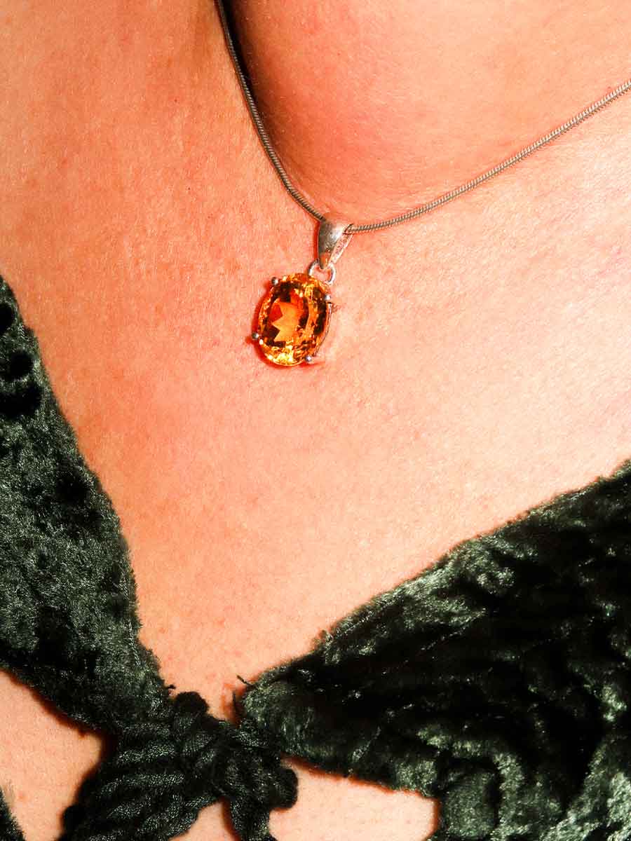 Blossom Pendant | Citrine image 3