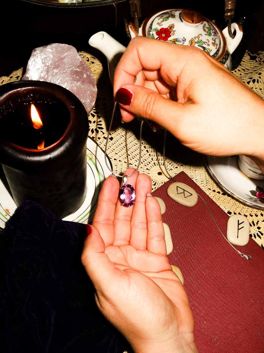 Lola Pendant | Amethyst image 1