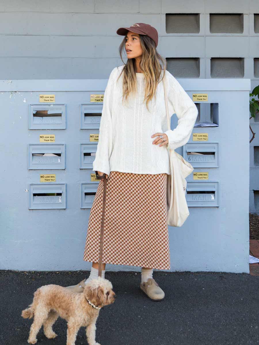 Ottway | Rory Cable Knit Sweater - Antique White image 7