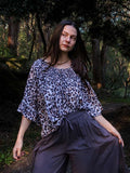 Stevie Boho Top in Leopard - S/M image
