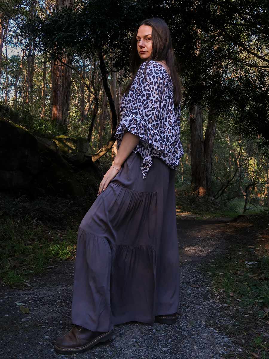 Texas Umbrella Pants in Grey image 1