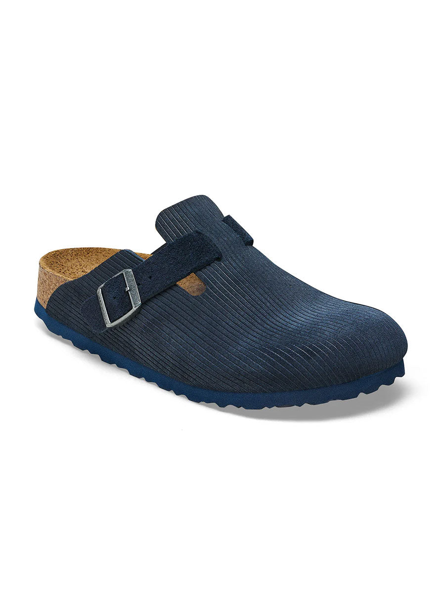 Birkenstock | Boston Corduroy Midnight Embossed Suede Leather - 44 image