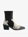 Kylie Boot Ivory Snake | Caverley Shoes - 37 image