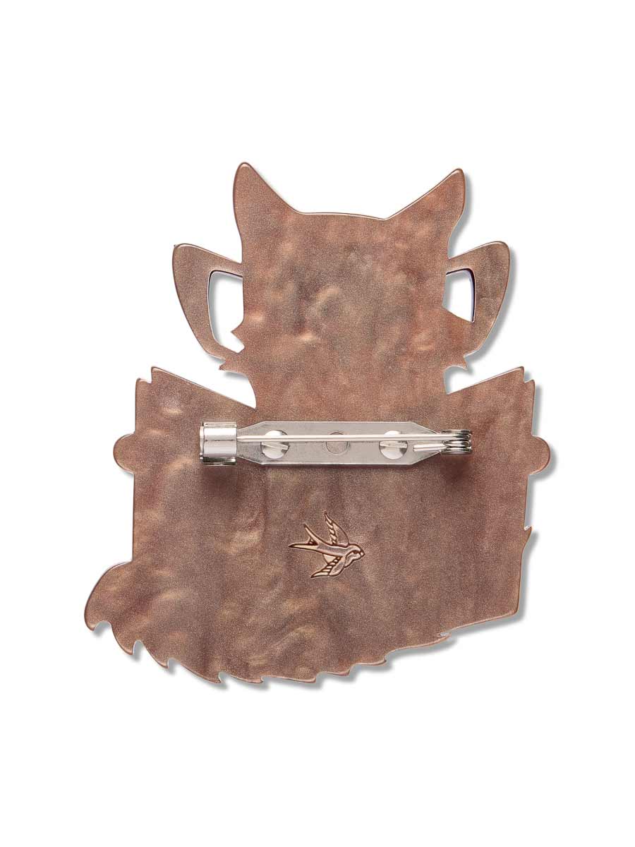 Erstwilder | Puss in Books Brooch