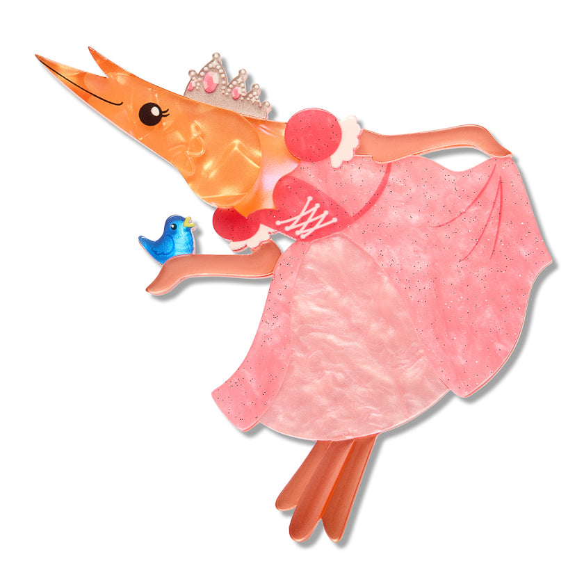 Erstwilder | Pascal the Princess Prawn Brooch