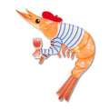 Erstwilder | Pascal the Parisian Prawn Brooch