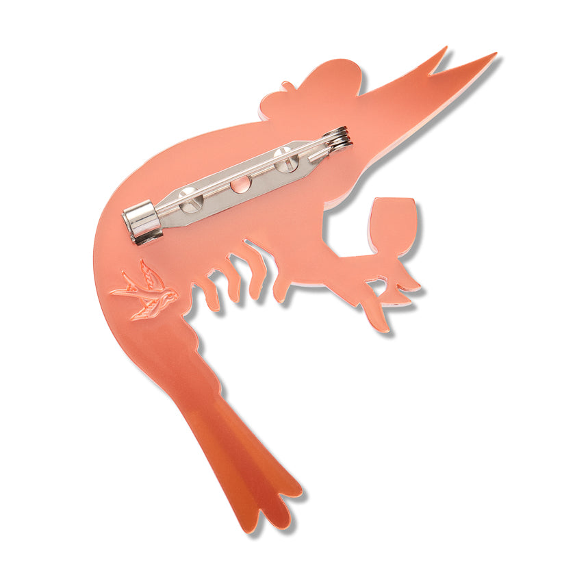 Erstwilder | Pascal the Parisian Prawn Brooch