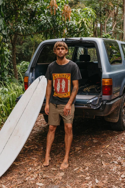 Ottway | Highlife - Washed Green Boardshorts