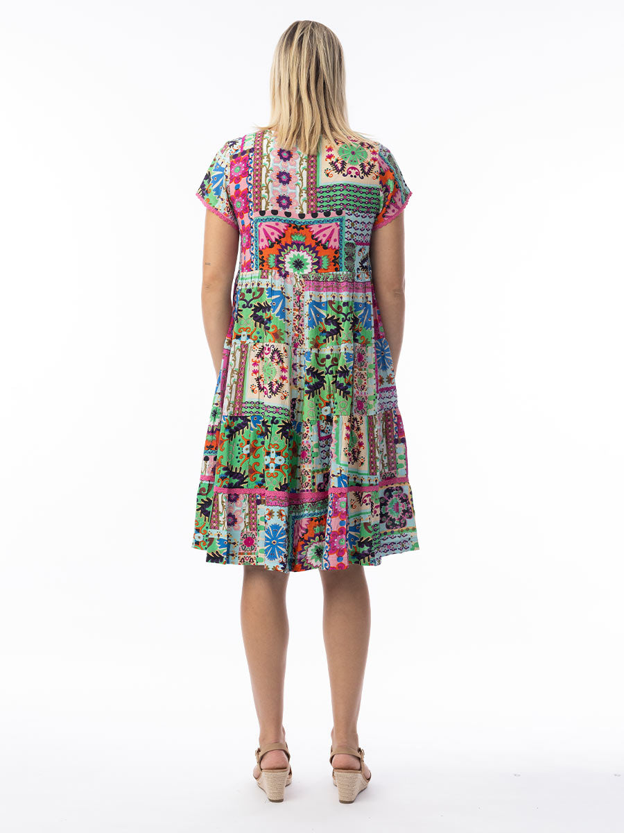 Orientique | Sao Bento Short Sleeve Layers Dress image 2