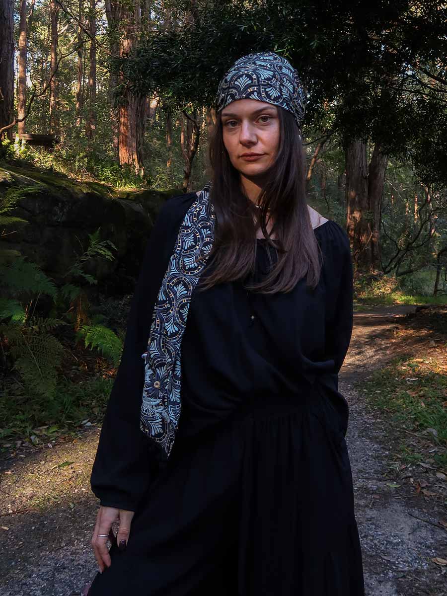 Essential Boho Top in Black image 1