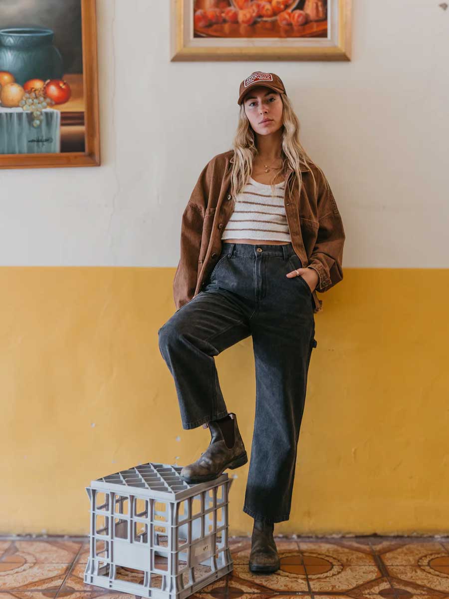 Ottway |  JMM Series - Black Washed Baggy Jeans image 11