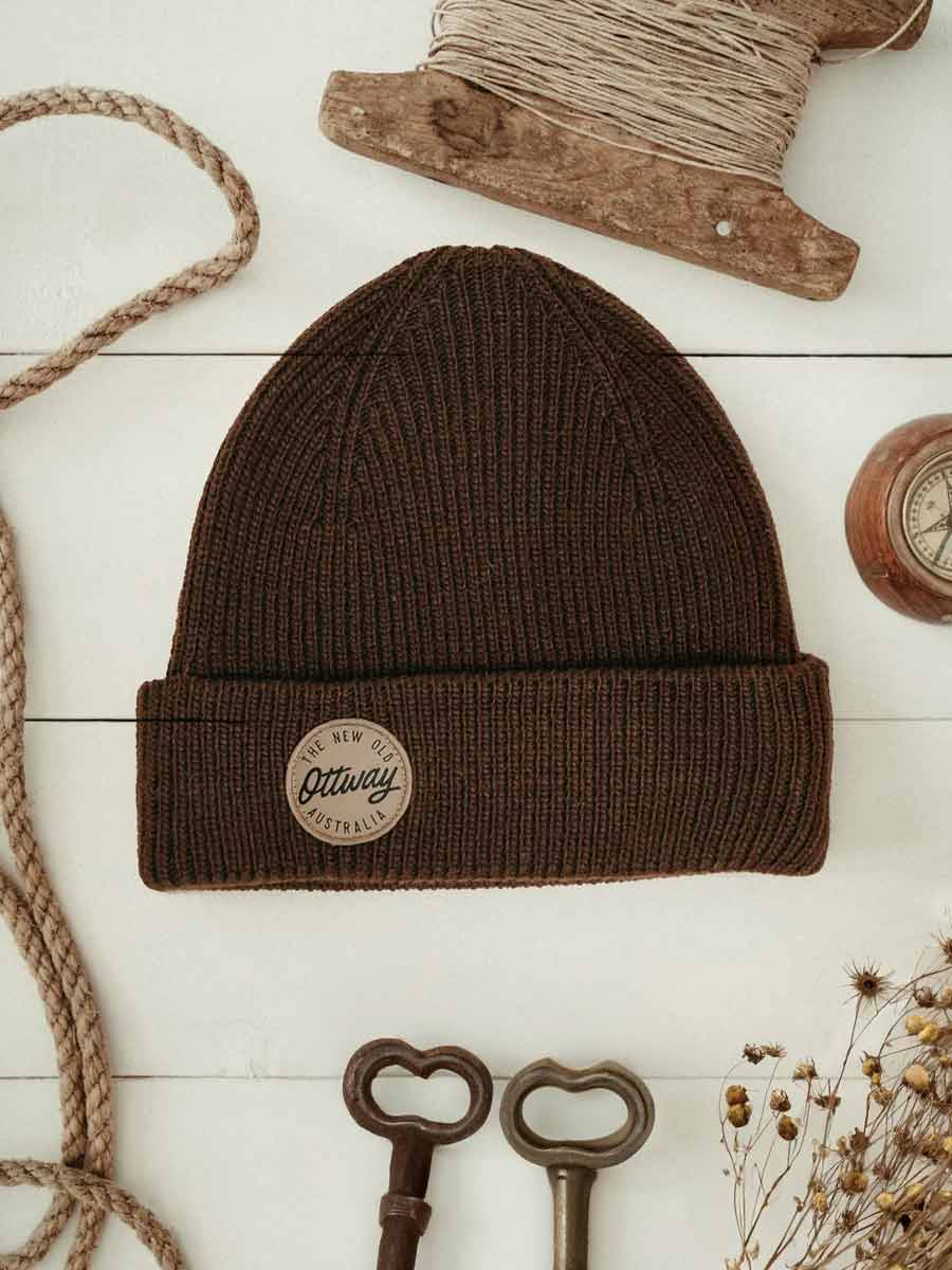 Ottway | Dark Brown Beanie image 1