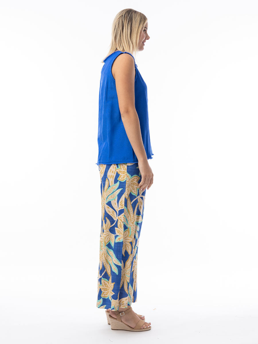 Orientique | Playa Brava Pant - Blue AOP image 2