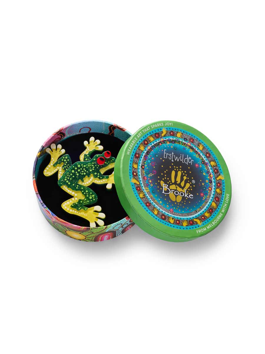 Erstwilder | Tjawan Ritjinguthinha (Frog) Brooch image 2
