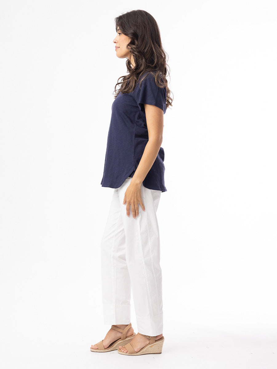Orientique | Knit Essentials Tee V-Neck - Navy image 1