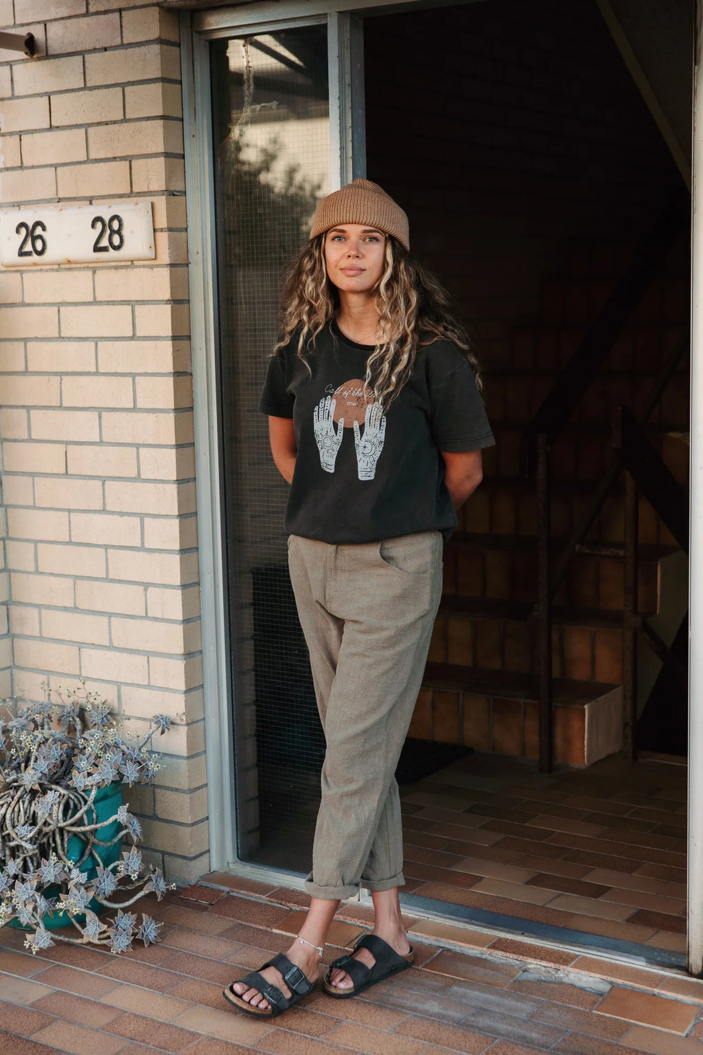 Ottway | Call of the Wild T-Shirt in Washed Charcoal