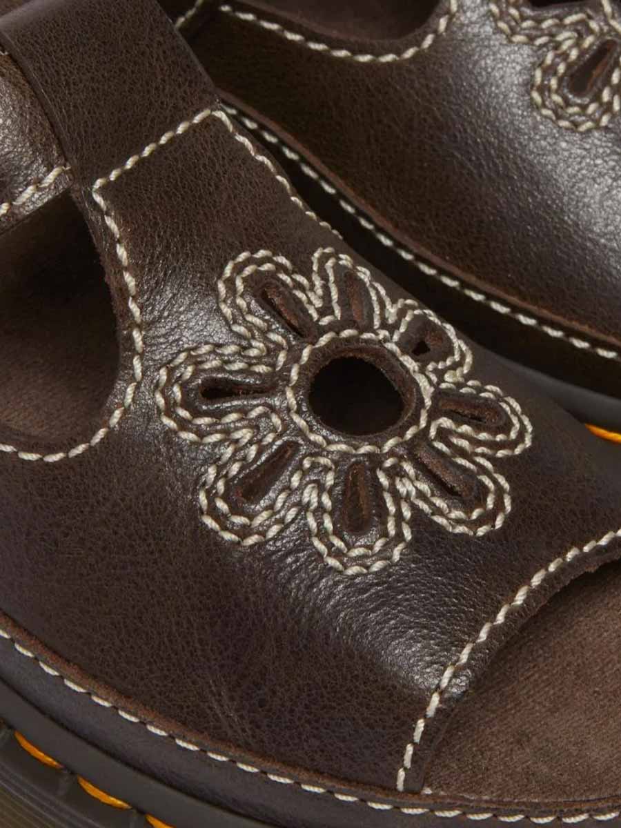 Dr Marten's | Dunnet Flower Rogue Kelp Brown image 5