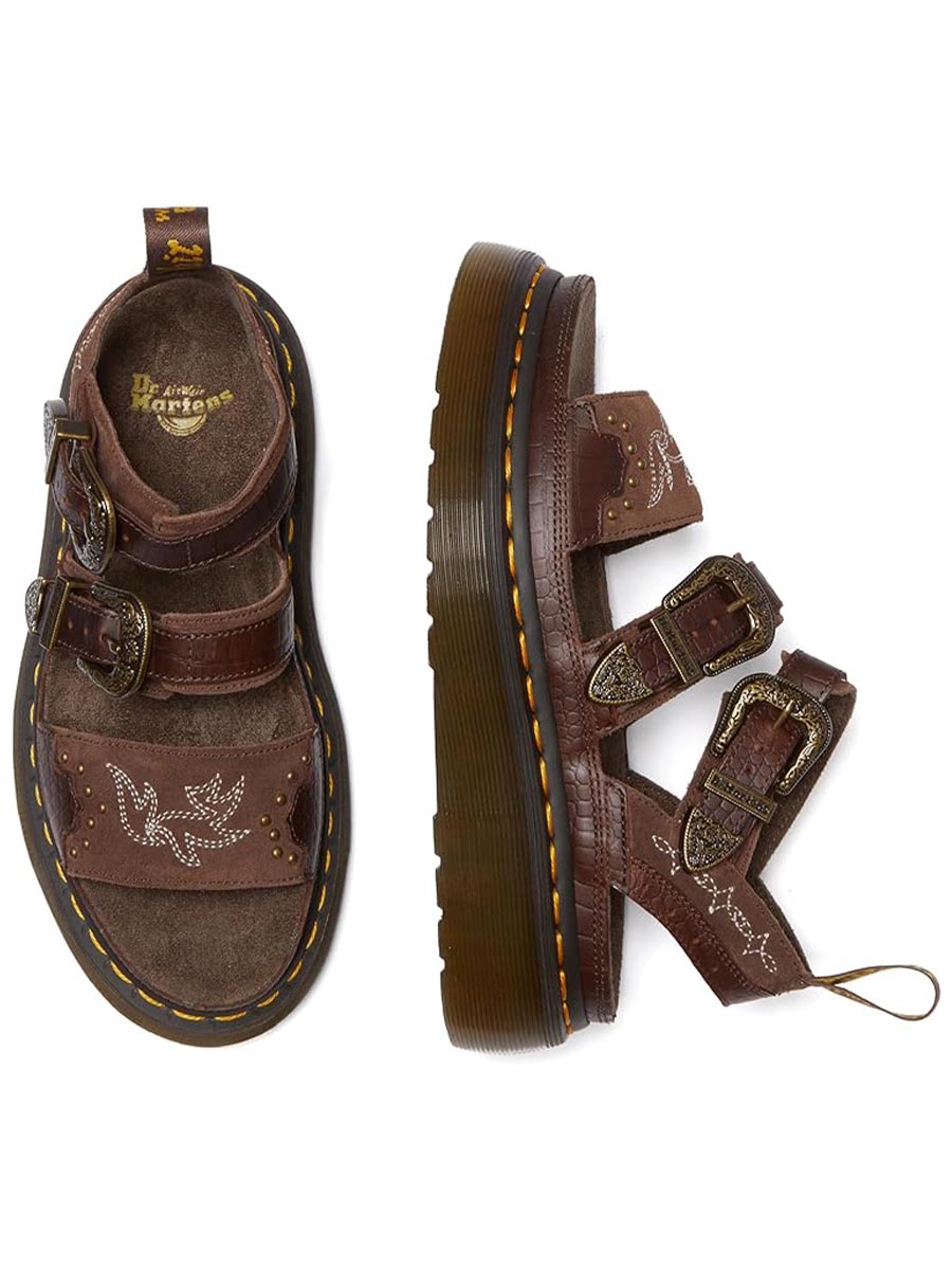 Dr. Martens Unisex Gryphon Suede Quad Sandal image 4