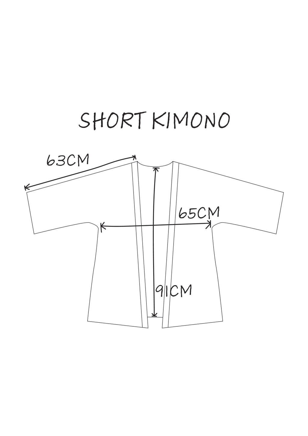 Desert Rose Short Kimono image 4