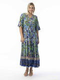 Las Cuevas Tie Waist Maxi Dress - 12 image