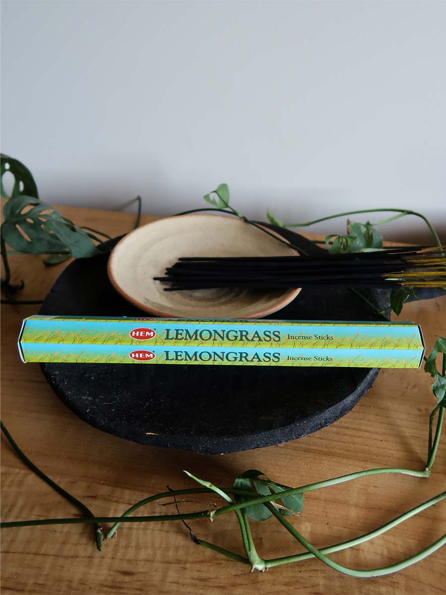 Lemon Grass HEM Hexagonal Box Incense image 0