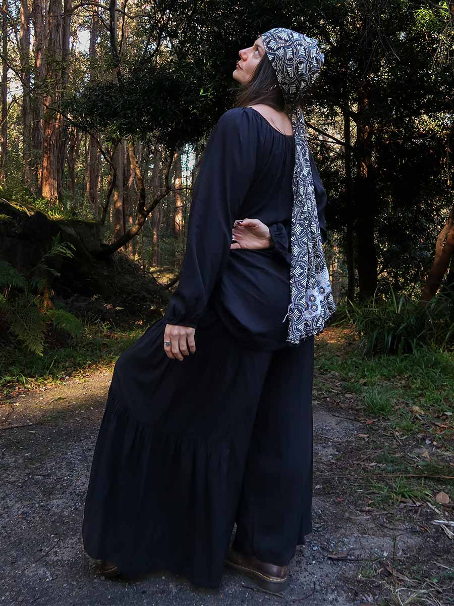 Texas Umbrella Pants in Black - FREE SIZE image