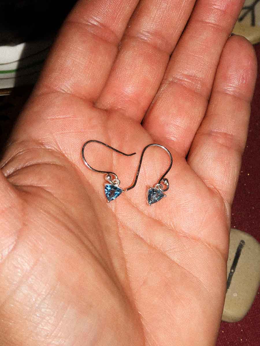 Missi Earrings | Blue Topaz image 2