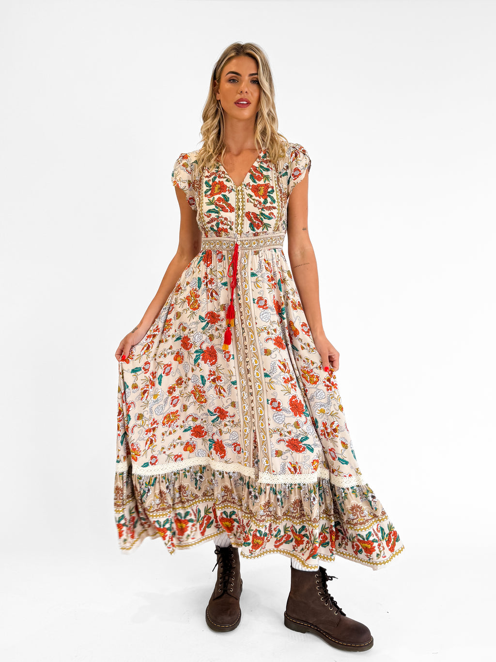 Dayna Boho Maxi Dress