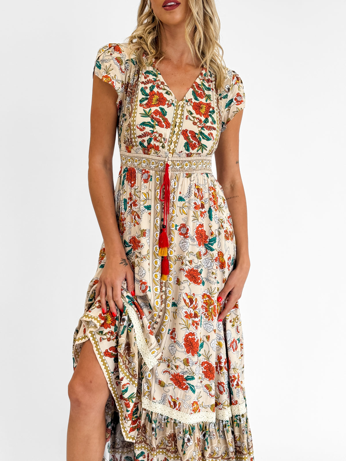 Dayna Boho Maxi Dress