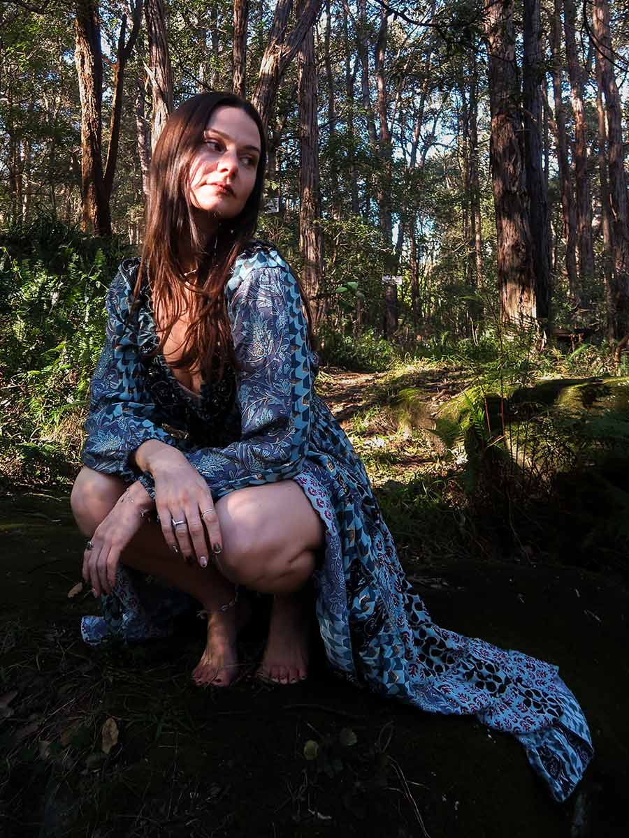 Mimi Long Sleeve Boho Maxi Dress image 5