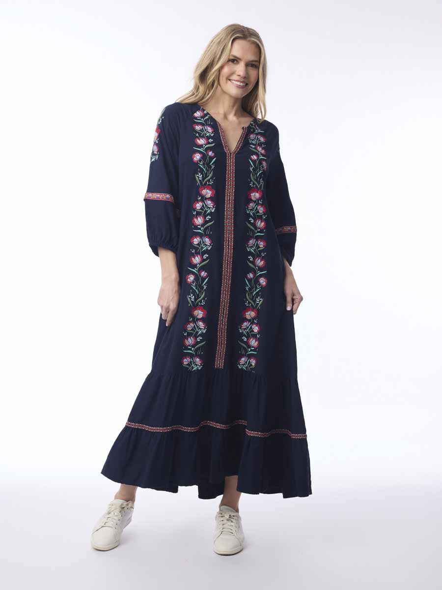 Ivanova Embroidered Maxi Dress image 1