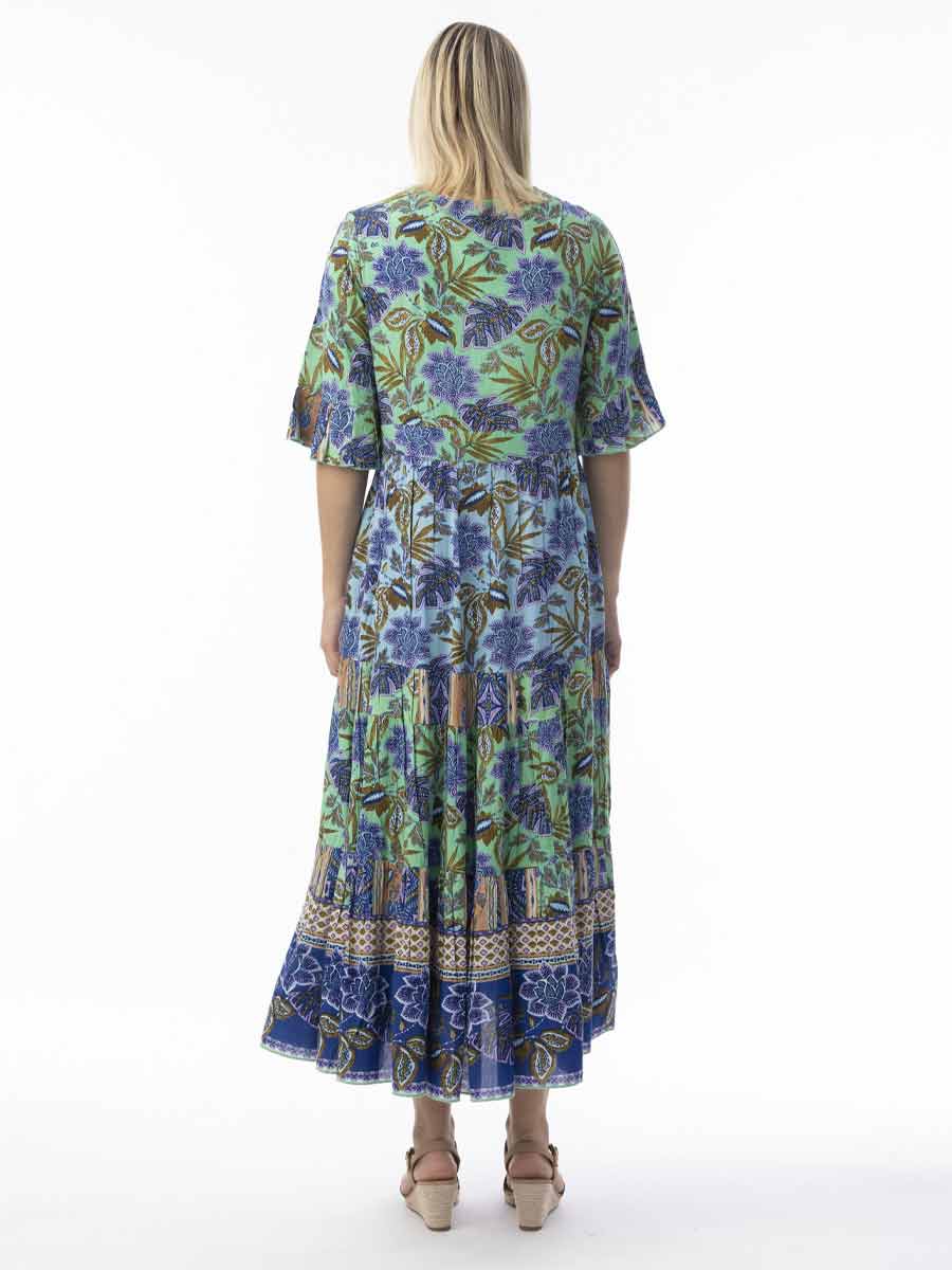 Las Cuevas Tie Waist Maxi Dress image 1