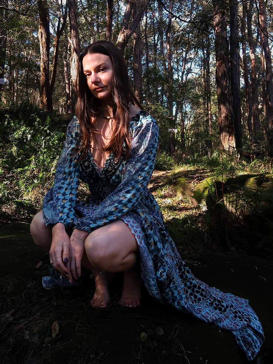 Mimi Long Sleeve Boho Maxi Dress image 2