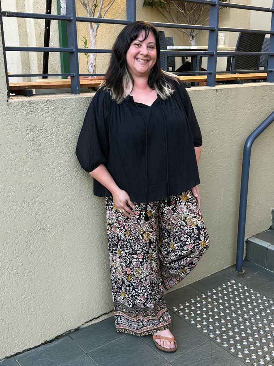 Desert Rose Dolly Wide Legged Pants