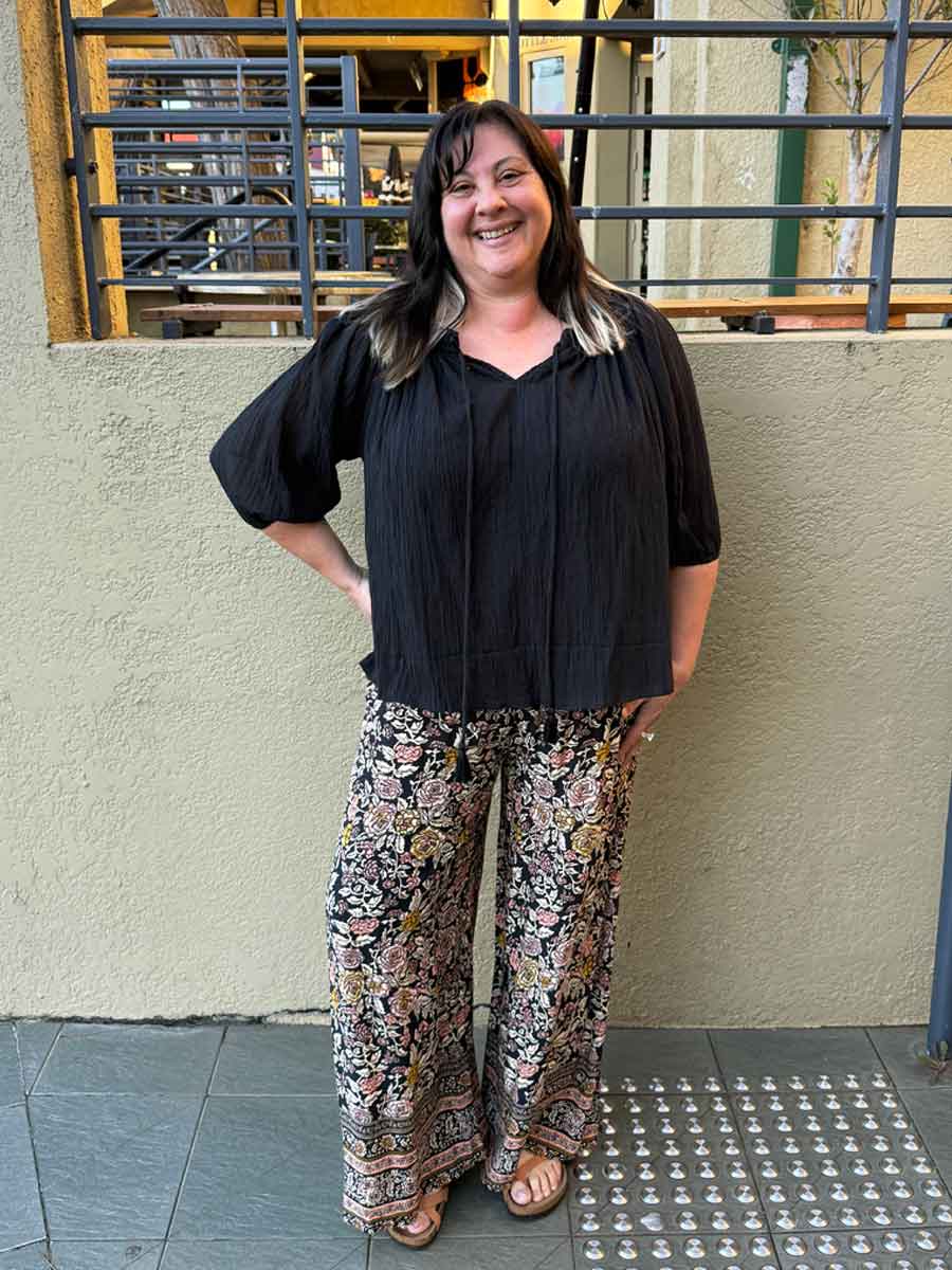 Desert Rose Dolly Wide Legged Pants