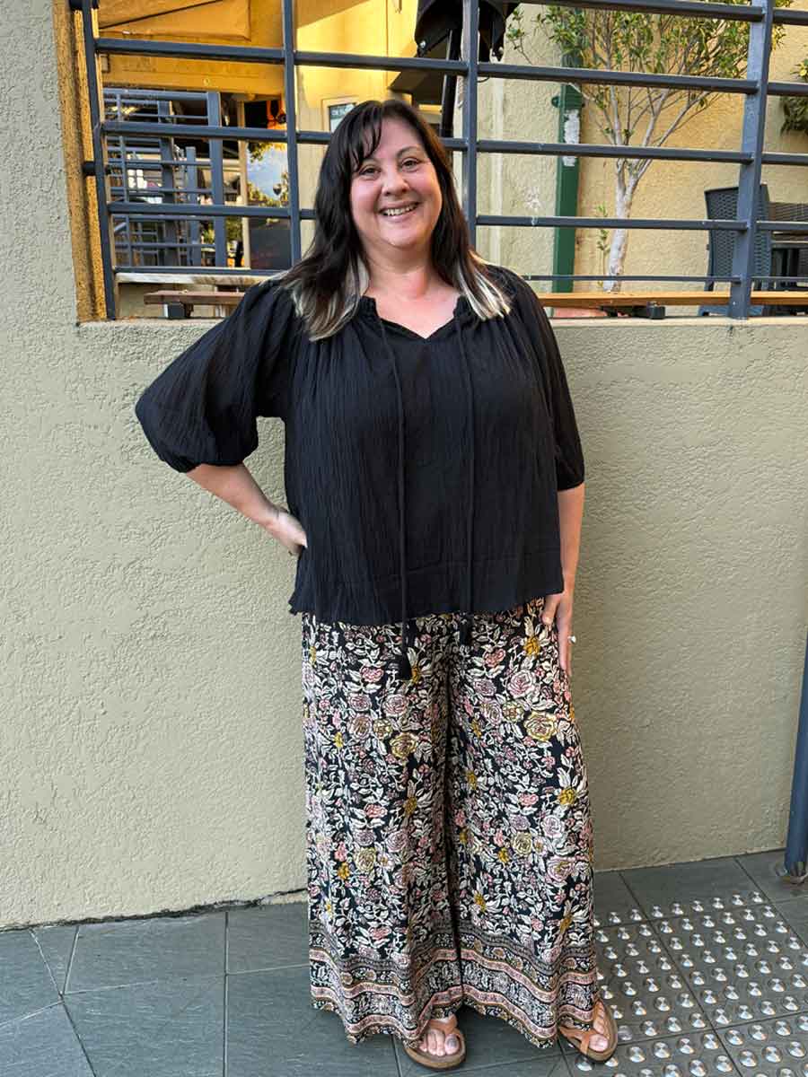 Desert Rose Dolly Wide Legged Pants