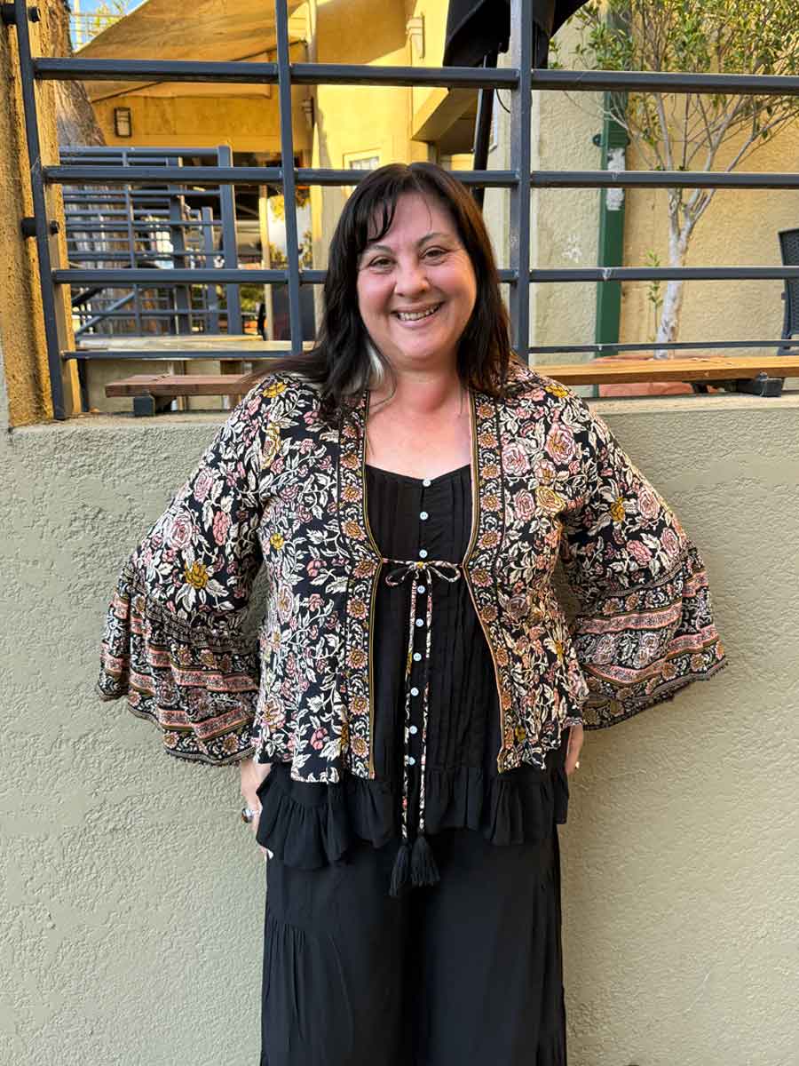 Desert Rose Freya Short Ruffled Jacket