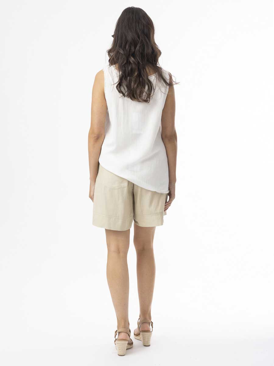 Linen Essentials Shorts in Sand image 1