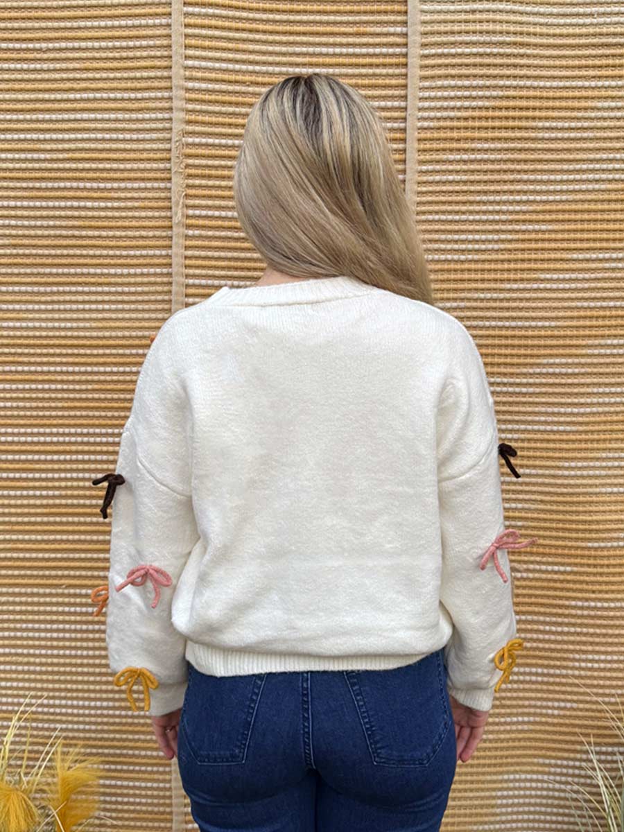 Bow Peep Wool Blend Cardigan image 2