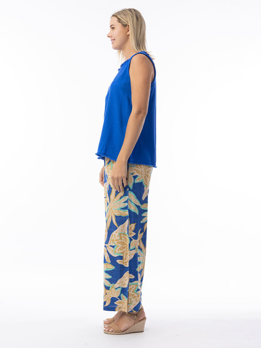 Orientique | Playa Brava Pant - Blue AOP image 1