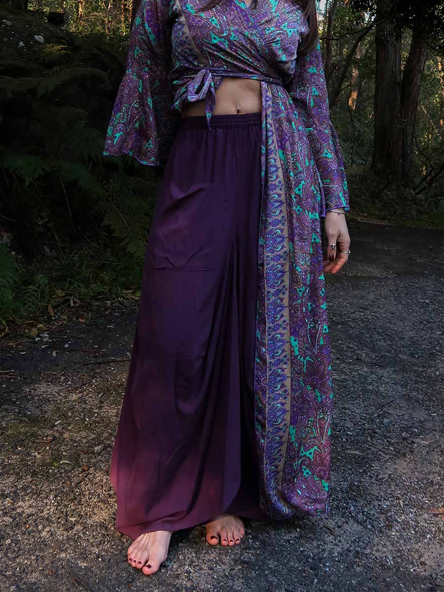 Molly Skirt in Plum image 1