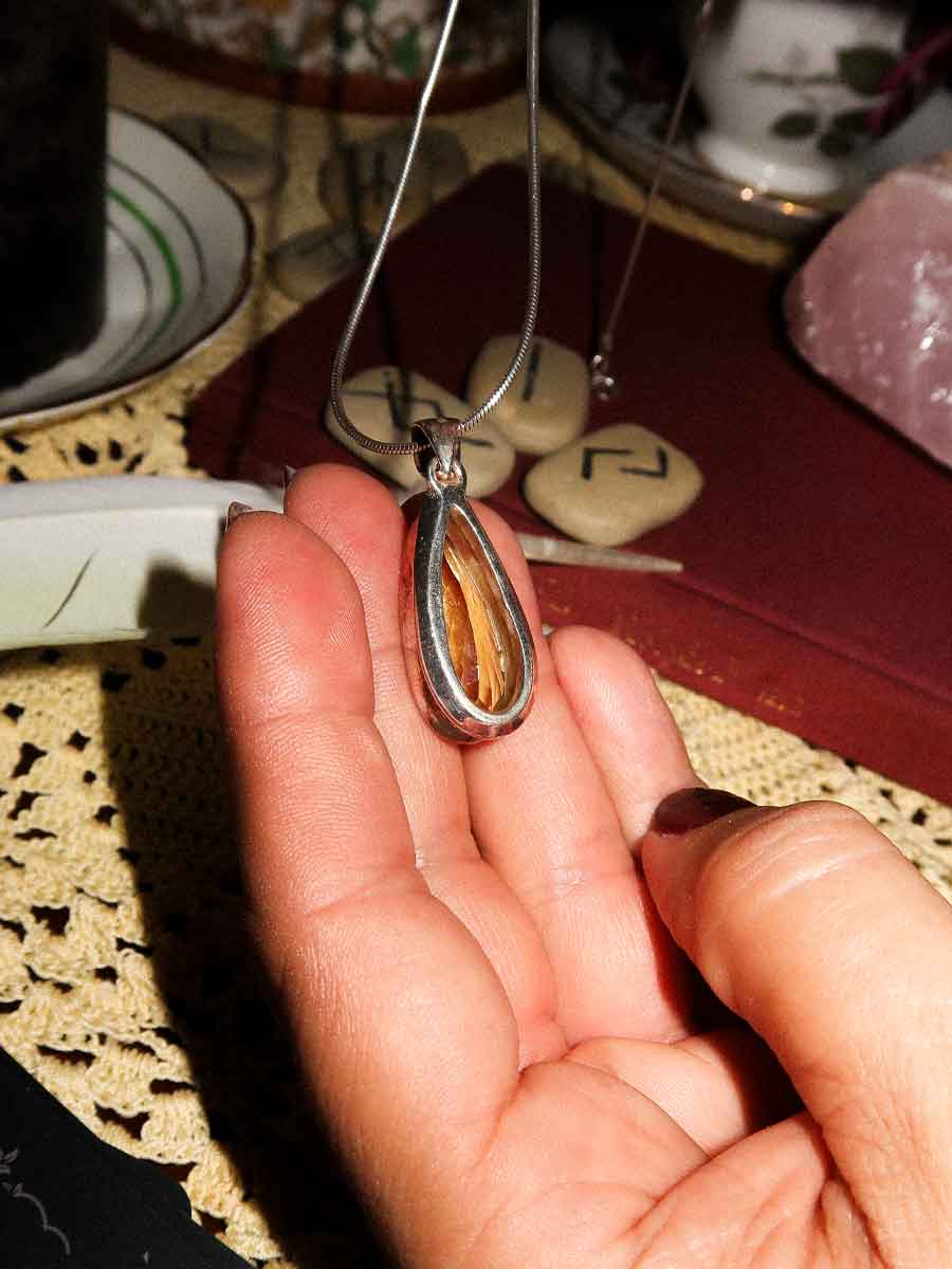 Marigold Pendant | Lemon Quartz image 2