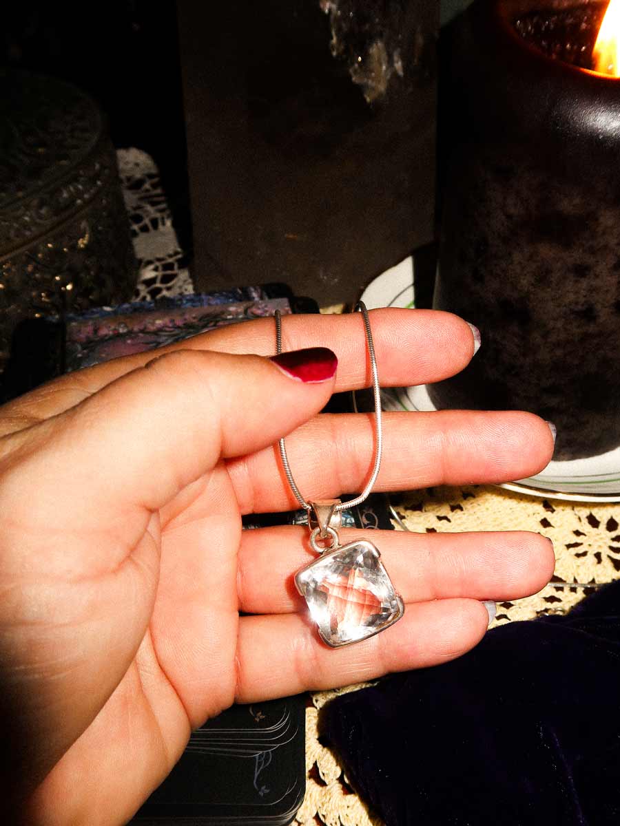 Eileen Pendant | Clear Quartz image 2