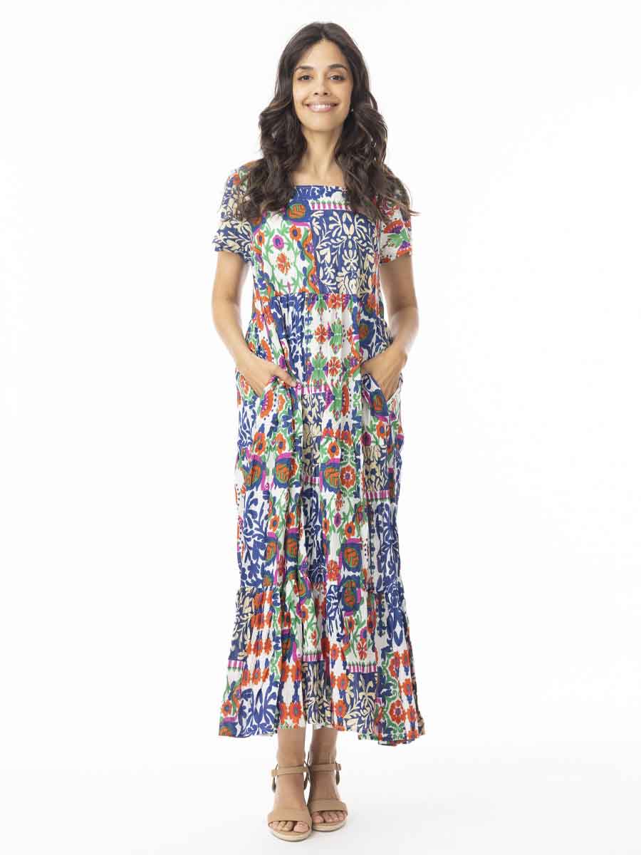 Buzios Layer Dress with Square Neckline image 1