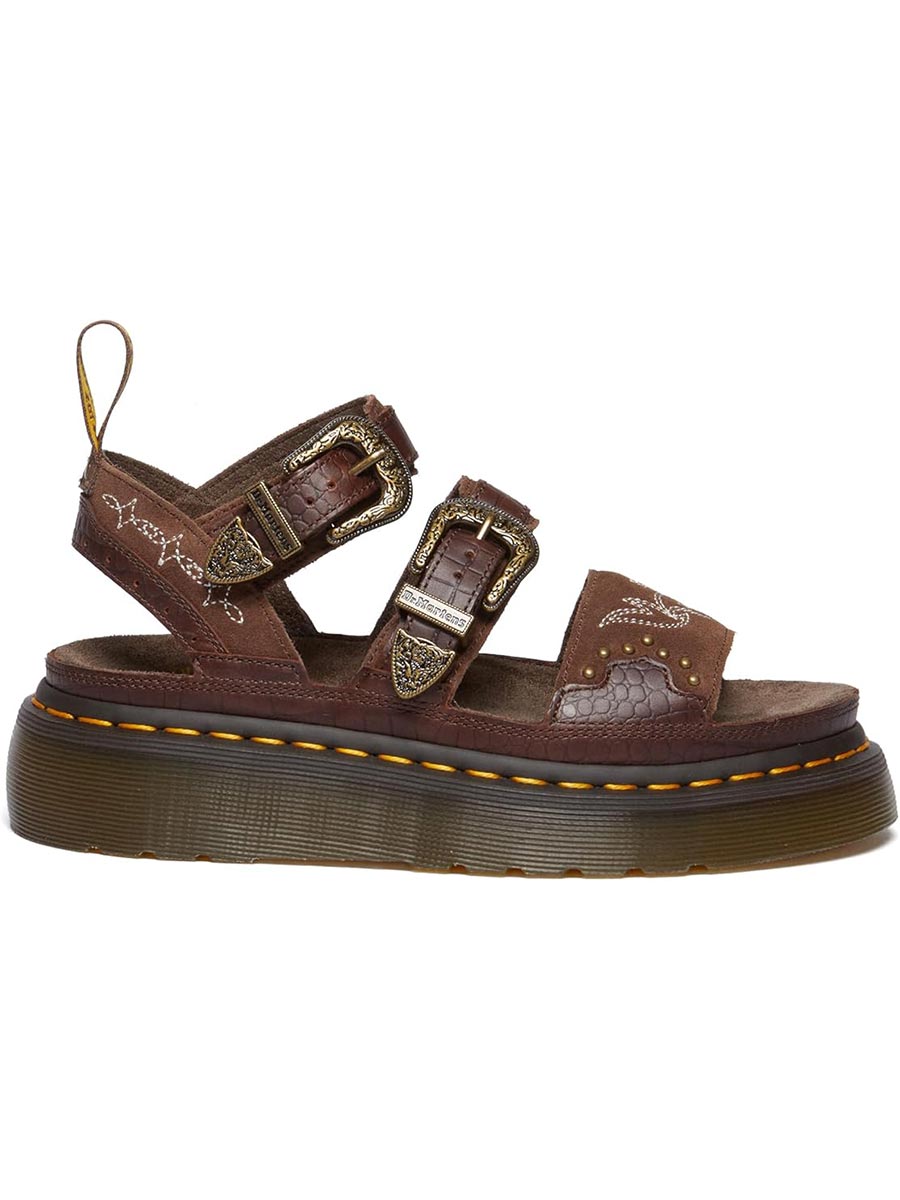 Dr. Martens Unisex Gryphon Suede Quad Sandal image 2