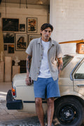 Ottway | Lennox Brown Checked Short Sleeve Shirt